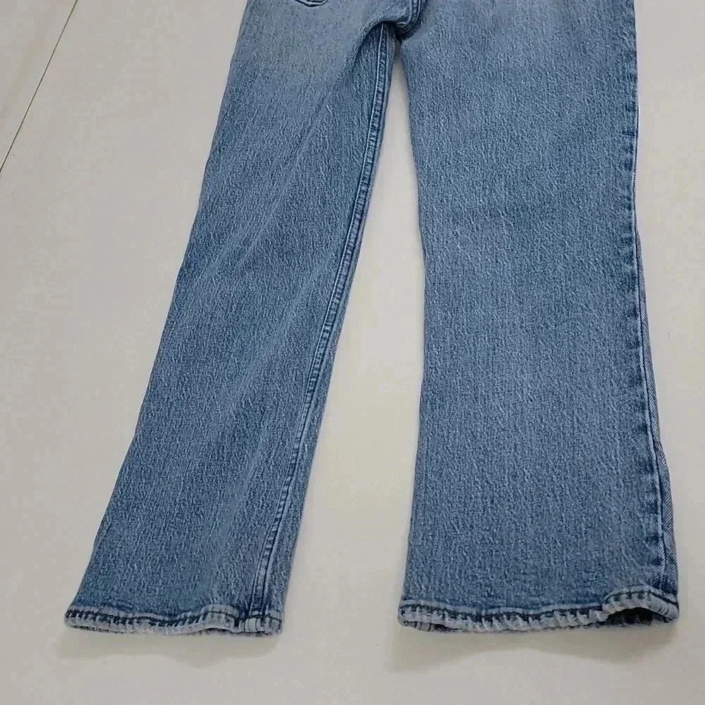Abercrombie & Fitch Ultra High Rise Kick flare distressed jeans - Picture 13 of 13
